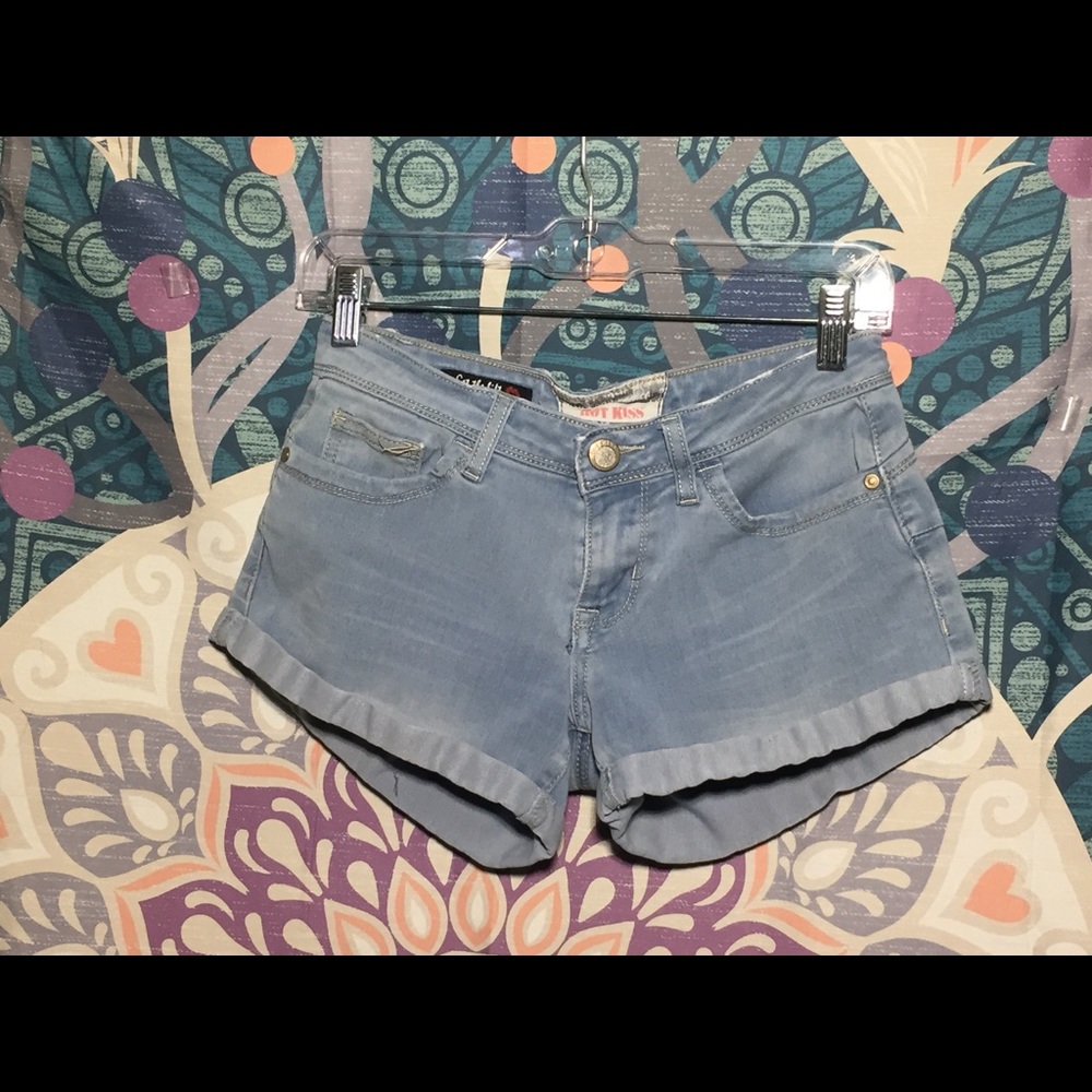 Light blue shorts